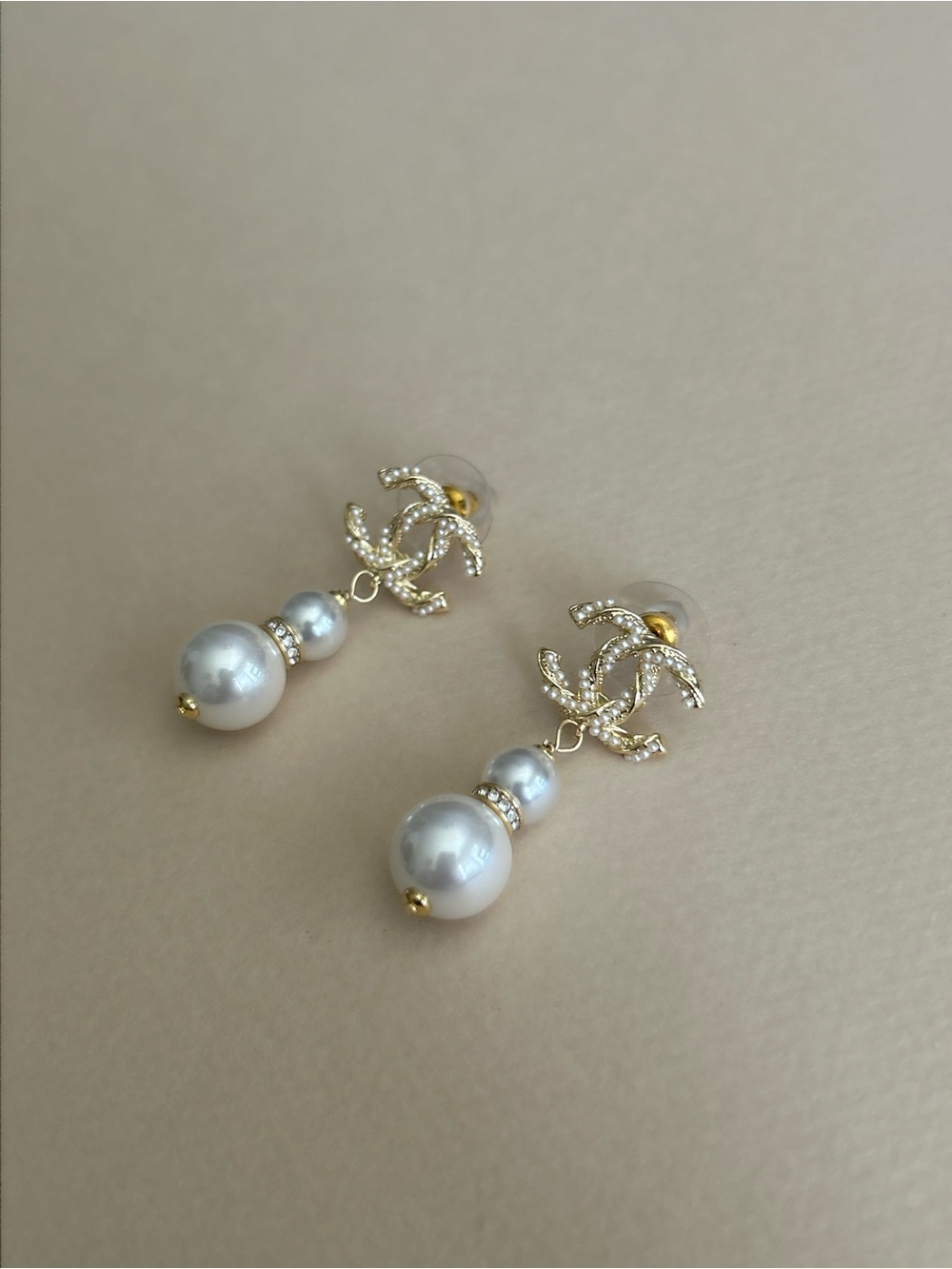 Chanel pearl earrings L6 - Picture 5 of 7